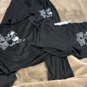 Black Mickey Print Pajama Set💥